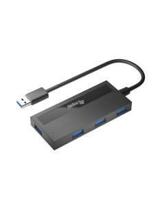Equip 128956 hub di interfaccia USB 3.2 Gen 1 (3.1 Gen 1) Type-A 5000 Mbit s Nero