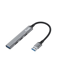 Equip 128960 hub di interfaccia USB 3.2 Gen 1 (3.1 Gen 1) Type-A 5000 Mbit s Nero, Grigio