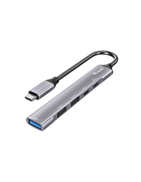 Equip 128962 hub di interfaccia USB 3.2 Gen 1 (3.1 Gen 1) Type-C 5000 Mbit s Argento