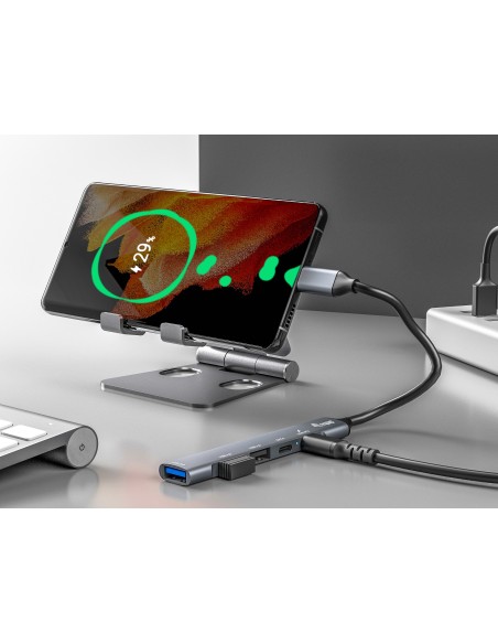 Equip 128962 hub di interfaccia USB 3.2 Gen 1 (3.1 Gen 1) Type-C 5000 Mbit s Argento