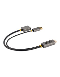 StarTech.com Cavo adattatore da HDMI a DisplayPort da 30 cm - Convertitore attivo da HDMI 2.0 a DP 1.2 da 4K 60Hz, HDR - 2