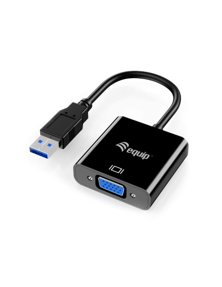 Equip 133384 adattatore grafico USB 1920 x 1080 Pixel Nero