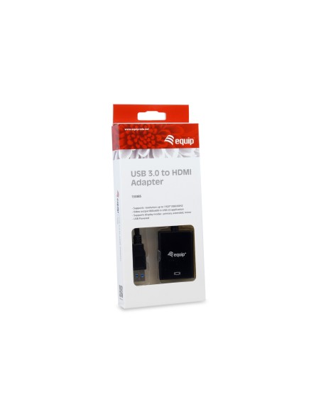 Equip 133385 adattatore grafico USB 1920 x 1080 Pixel Nero