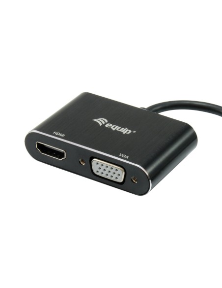 Equip 133386 adattatore grafico USB 1920 x 1080 Pixel Nero