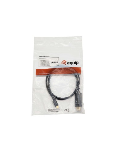 Equip 133411 cavo e adattatore video 1 m USB tipo-C HDMI tipo A (Standard) Nero