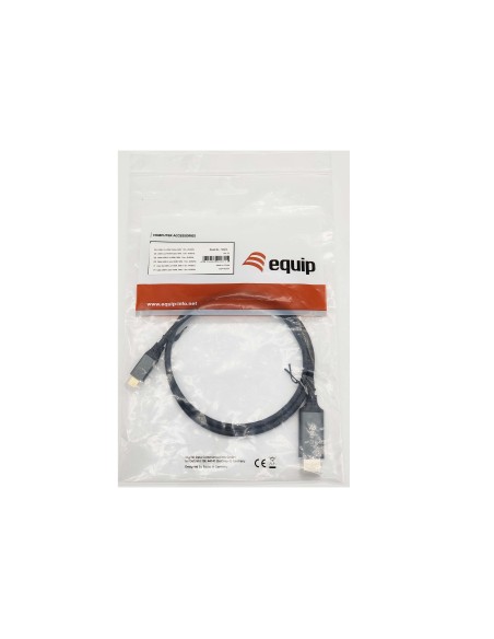 Equip 133415 cavo e adattatore video 1 m USB tipo-C HDMI tipo A (Standard) Nero, Grigio