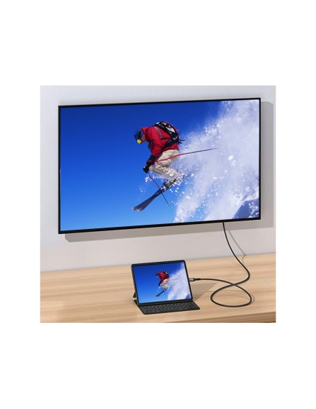 Equip 133415 cavo e adattatore video 1 m USB tipo-C HDMI tipo A (Standard) Nero, Grigio