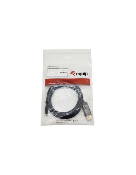 Equip 133428 cavo e adattatore video 3 m USB tipo-C DisplayPort Grigio