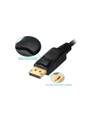 Equip 133441 cavo e adattatore video 0,24 m DisplayPort DVI-D + VGA (D-Sub) + HDMI Nero