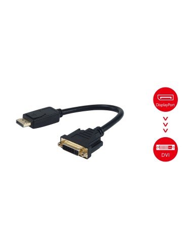 Equip 133443 cavo e adattatore video 0,25 m DVI-I HDMI tipo A (Standard) Nero