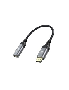 Equip 133445 cavo e adattatore video 0,15 m DisplayPort HDMI Nero, Grigio