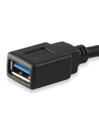 Equip 133455 cavo USB 0,15 m USB 3.2 Gen 1 (3.1 Gen 1) USB C USB A Nero