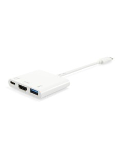 Equip 133461 replicatore di porte e docking station per laptop USB 3.2 Gen 1 (3.1 Gen 1) Type-C Bianco