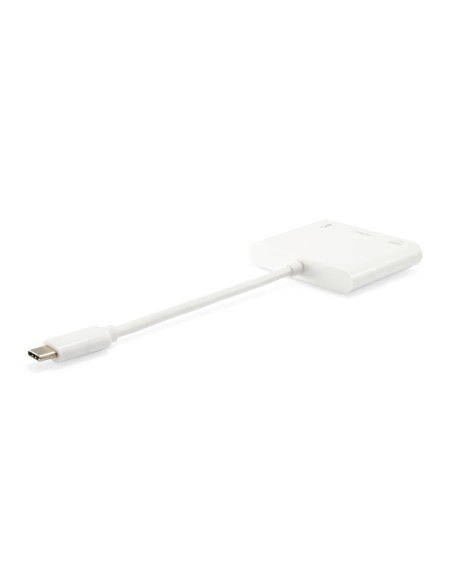 Equip 133461 replicatore di porte e docking station per laptop USB 3.2 Gen 1 (3.1 Gen 1) Type-C Bianco