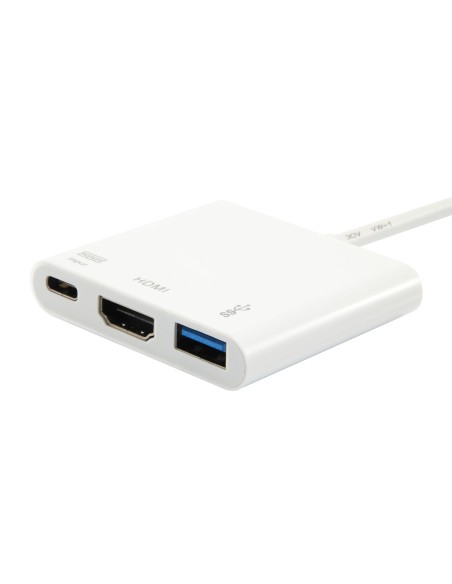 Equip 133461 replicatore di porte e docking station per laptop USB 3.2 Gen 1 (3.1 Gen 1) Type-C Bianco