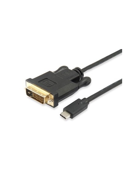 Equip 133468 cavo e adattatore video 1,8 m USB tipo-C DVI-D Nero