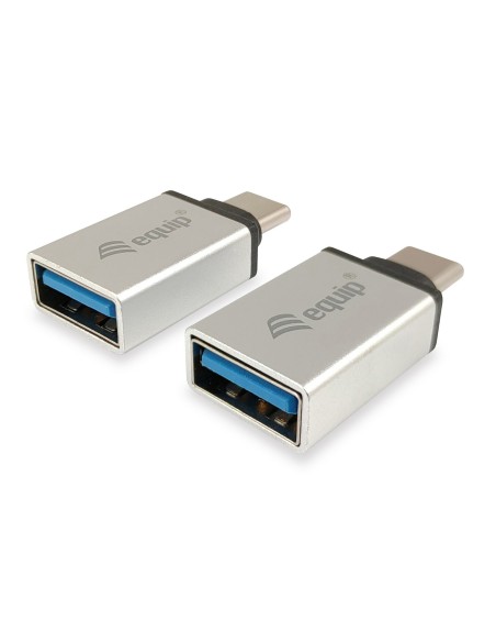Equip 133473 adattatore per inversione del genere dei cavi USB Type C USB Type A Argento