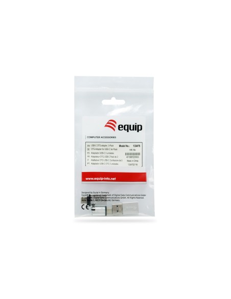 Equip 133475 adattatore per inversione del genere dei cavi USB C, USB C, USB A USB A, Micro-USB, USB C Argento