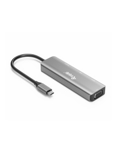 Equip 133485 adattatore grafico USB 3840 x 2160 Pixel Nero, Argento 2