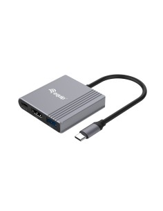 Equip 133488 adattatore grafico USB 3840 x 2160 Pixel Nero, Grigio