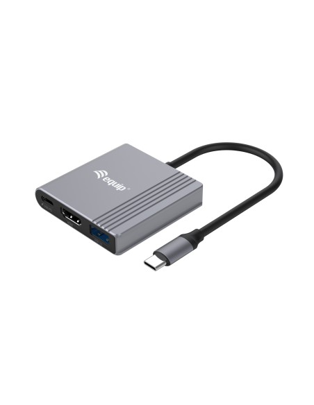 Equip 133488 adattatore grafico USB 3840 x 2160 Pixel Nero, Grigio