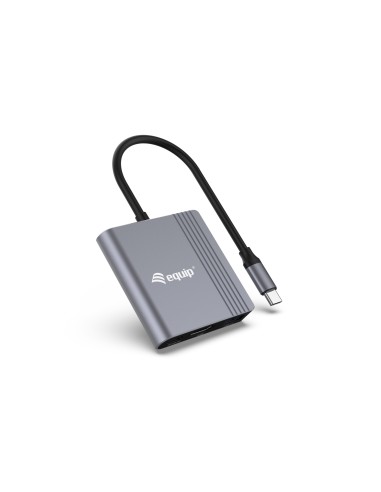 Equip 133488 adattatore grafico USB 3840 x 2160 Pixel Nero, Grigio