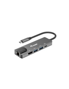 Equip 133489 replicatore di porte e docking station per laptop Cablato USB 3.2 Gen 1 (3.1 Gen 1) Type-C Grigio