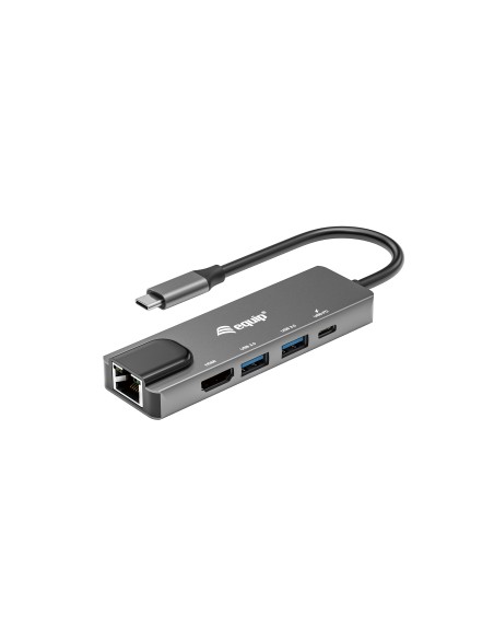 Equip 133489 replicatore di porte e docking station per laptop Cablato USB 3.2 Gen 1 (3.1 Gen 1) Type-C Grigio