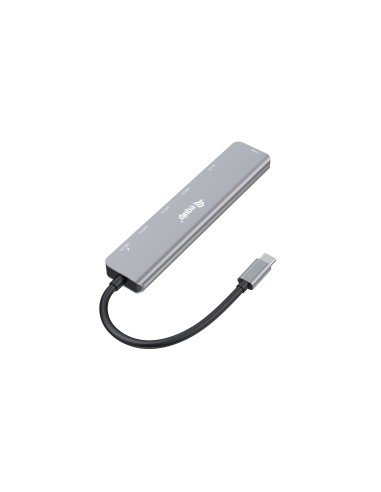 Equip 133494 replicatore di porte e docking station per laptop Cablato USB 3.2 Gen 1 (3.1 Gen 1) Type-C Argento