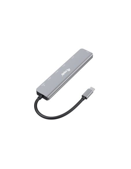 Equip 133494 replicatore di porte e docking station per laptop Cablato USB 3.2 Gen 1 (3.1 Gen 1) Type-C Argento