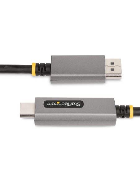 StarTech.com Cavo adattatore DisplayPort HDMI da 2 m, 8K 60Hz, 4K 144Hz, HDR10, Convertitore video attivo da DisplayPort 1.4 a
