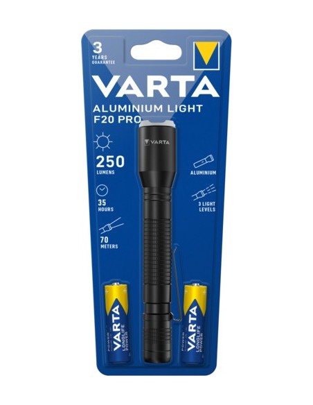 Varta Aluminium Light F20 Pro Alluminio Torcia a mano LED