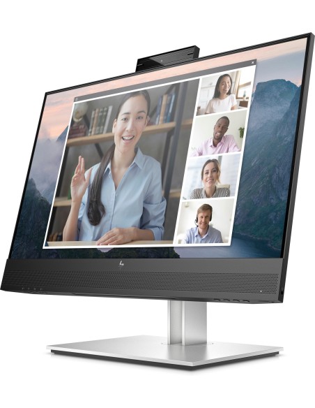 HP E24mv G4 Monitor PC 60,5 cm (23.8") 1920 x 1080 Pixel Full HD Nero, Argento