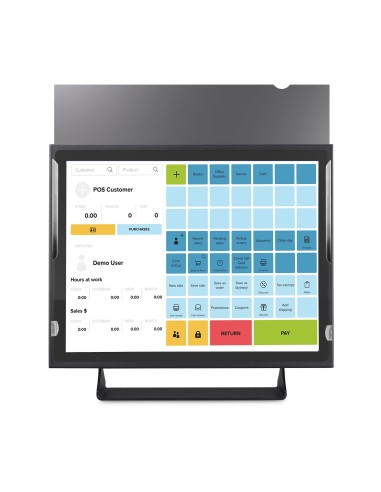 StarTech.com Filtro privacy per monitor per computer da 17" 5 4, Pellicola protettiva antiriflesso con riduzione della luce blu