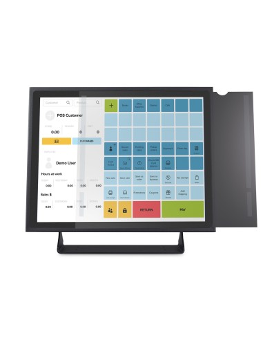 StarTech.com Filtro privacy per monitor per computer da 17" 5 4, Pellicola protettiva antiriflesso con riduzione della luce blu