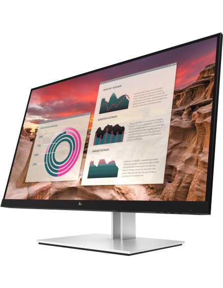 HP E27u G4 Monitor PC 68,6 cm (27") 2560 x 1440 Pixel Quad HD Nero, Argento