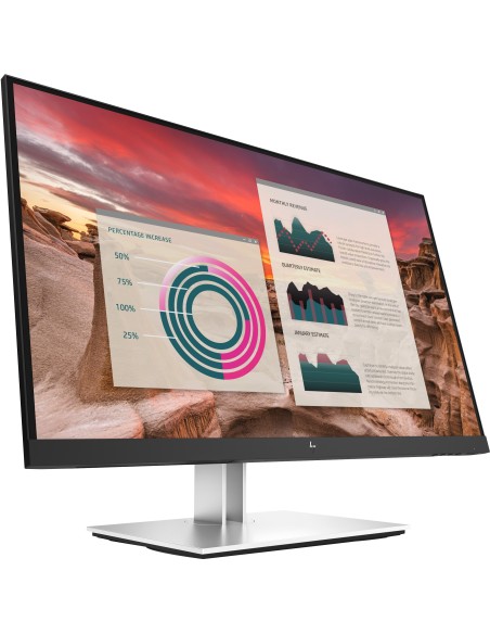 HP E27u G4 Monitor PC 68,6 cm (27") 2560 x 1440 Pixel Quad HD Nero, Argento