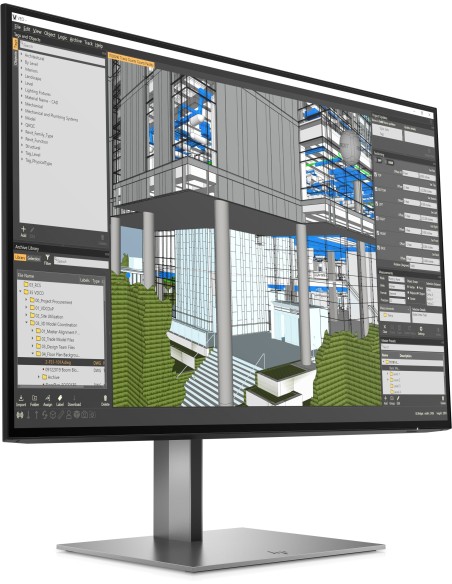HP Z24n G3 Monitor PC 61 cm (24") 1920 x 1200 Pixel WUXGA LED Argento