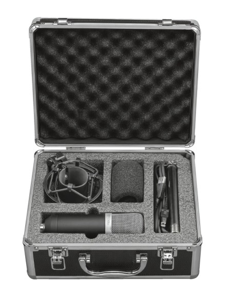 Trust 21753 microfono Nero Microfono da studio