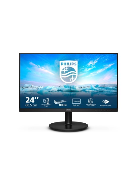 Philips V Line 241V8LAB 00 LED display 60,5 cm (23.8") 1920 x 1080 Pixel Full HD LCD Nero