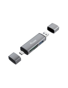 Equip 245460 lettore di schede USB 3.2 Gen 1 (3.1 Gen 1) Type-A Type-C Grigio