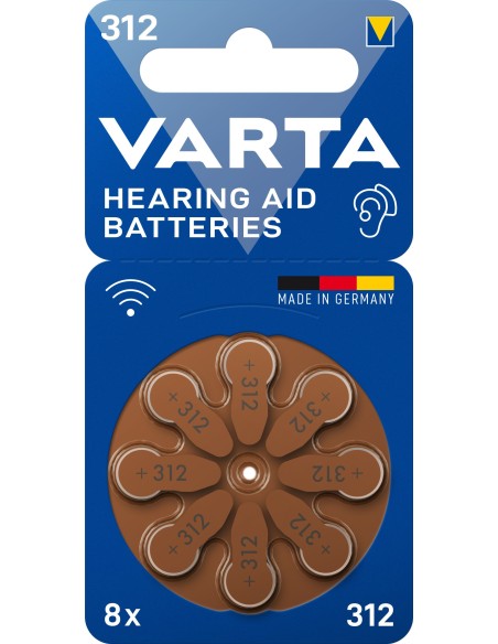 Varta 4043752393712 batteria per uso domestico Batteria monouso 312 Zinco-aria