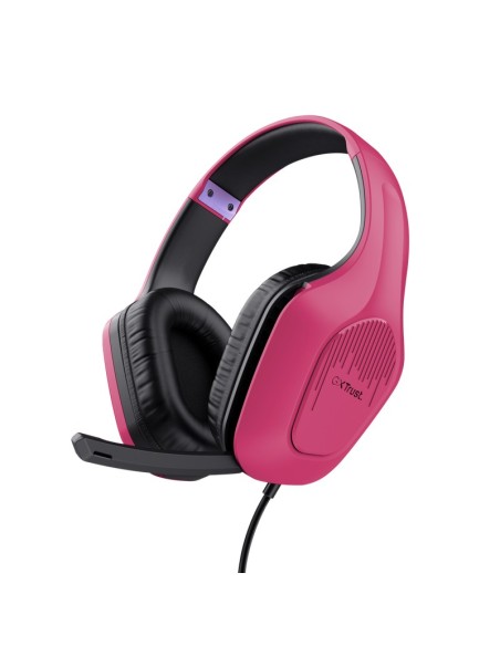 Trust GXT 415P Zirox Auricolare Cablato A Padiglione Giocare Rosa
