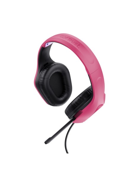 Trust GXT 415P Zirox Auricolare Cablato A Padiglione Giocare Rosa