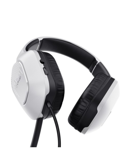 Trust GXT 415PS ZIROX Auricolare Cablato A Padiglione Giocare Nero, Bianco
