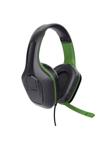 Trust GXT 415X ZIROX Auricolare Cablato A Padiglione Giocare Nero, Verde