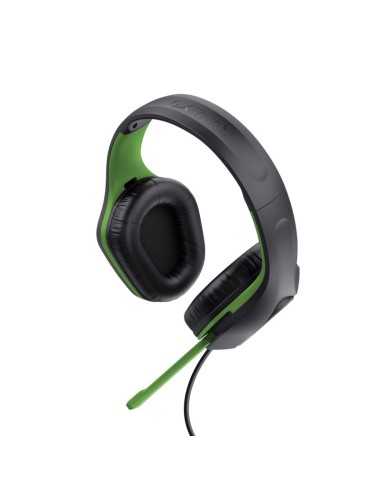 Trust GXT 415X ZIROX Auricolare Cablato A Padiglione Giocare Nero, Verde