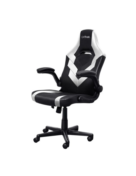 Trust GXT 703W RIYE Sedia per gaming universale Nero, Bianco