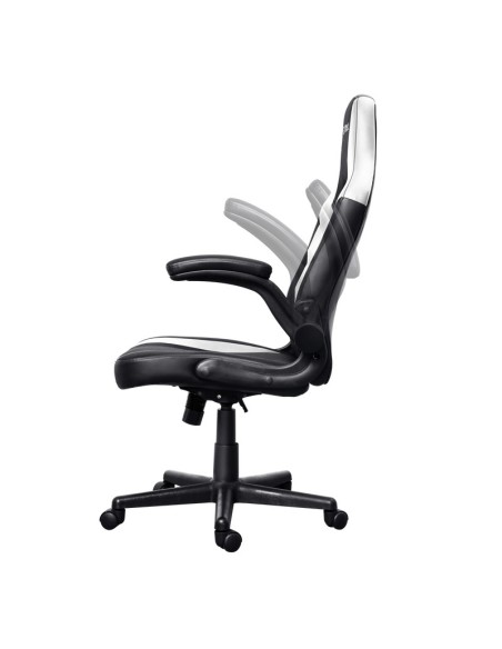 Trust GXT 703W RIYE Sedia per gaming universale Nero, Bianco