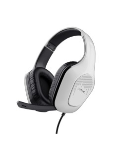 Trust GXT 415W Zirox Auricolare Cablato A Padiglione Giocare Bianco